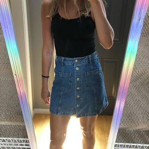 H&M size 2 denim skirt!
